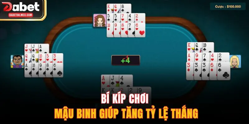 Bí kíp chơi mậu binh giúp tăng tỷ lệ thắng