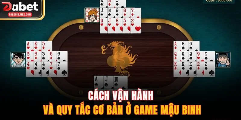 Cách vận hành và quy tắc cơ bản ở game mậu binh