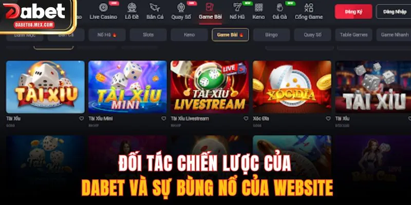 đối tác chiến lược của DABET