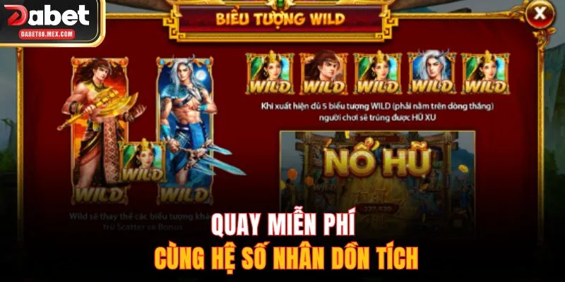 Quay miễn phí cùng hệ số nhân dồn tích